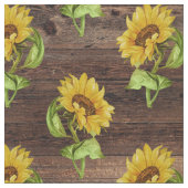 素朴ひまわり ファブリック (クローズアップ)