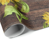 素朴ひまわり ラッピングペーパー (ロールコーナー)