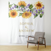 素朴ひまわり&ラバ結婚ンダー タペストリー (インサイチュ)