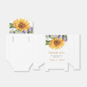 素朴ひまわり&ラバ結婚ンダー フェイバーボックス (折り畳みなし)