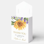 素朴ひまわり&ラバ結婚ンダー フェイバーボックス (オープン)