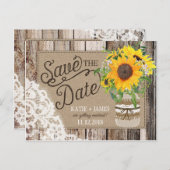 素朴ひまわり 案内ポストカード (正面/裏面)