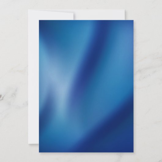 素朴ひまわり&赤ちゃんの息のネイビーブルー結婚ズ 招待状 (裏面)