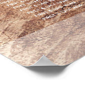 素朴ひま結婚わり座席表 ポスター (角)