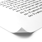 素朴ひま結婚わり座席表 ポスター (角)