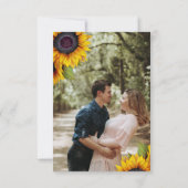 素朴ひま結婚わり花PHOTO セーブザデート (裏面)