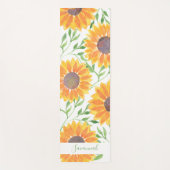 素朴ひま葉パーソナライズされたの名前 ヨガマット (正面)