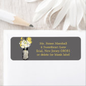 素朴ぶら下がったメイスン結婚ジャー ラベル (インサイチュ)