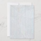 素朴ぶら下がったメイスン結婚ジャー 招待状 (裏面)