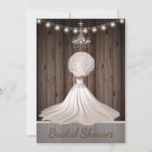素朴まだエレガントブライダル・シャワーの招待 招待状 (正面)