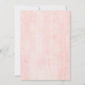 素朴みすぼらしいシックなサプライズSweet sixteenパーティー 招待状 (裏面)