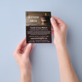 素朴ろうそく、ろうそく、せっけん広告メーカー チラシ (手)