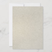 素朴アイボリーブライダルシャワー招待状 招待状 (裏面)