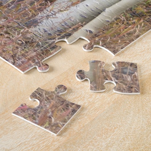 素朴アウトハウスイン《植物》アスペンセントエルモコロラド ジグソーパズル (側面)