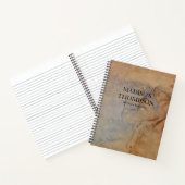 素朴アンティークヴィンテージシンプル紙プロフェッショナル ノートブック (内部)