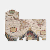 素朴アンティークヴィンテージ旧世界の地図IV フェイバーボックス (折り畳みなし)