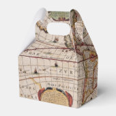 素朴アンティークヴィンテージ旧世界の地図IV フェイバーボックス (裏面サイド)