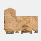 素朴アンティークヴィンテージ旧世界地図III フェイバーボックス (折り畳みなし)