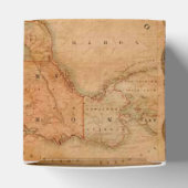 素朴アンティークヴィンテージ旧世界地図III フェイバーボックス (上部)