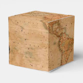 素朴アンティークヴィンテージ旧世界地図III フェイバーボックス (裏面サイド)