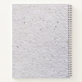 素朴アンティークヴィンテージ紙テクスチャファミリレシピ ノートブック (裏面)