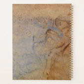 素朴アンティークヴィンテージ紙モノグラエレガントム プランナー手帳 (裏面)