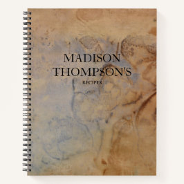 素朴アンティークヴィンテージ紙レシピクックブック ノートブック