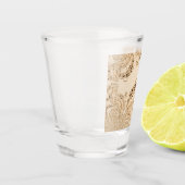 素朴アンティーク音符 ショットグラス (左)