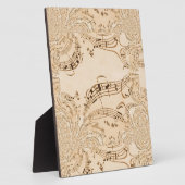 素朴アンティーク音符 フォトプラーク (側面)