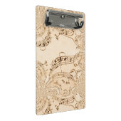 素朴アンティーク音符 ミニクリップボード (アングル)