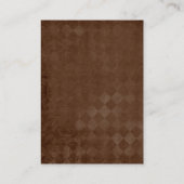 素朴アントラーディアウィンターウッドランド結婚ズ エンクロージャーカード (裏面)