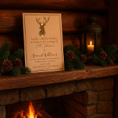 素朴アントラーフローラ結婚ズボホカントリー 招待状