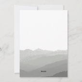 素朴アントラーモダンメリークリスマスホリデーカード シーズンカード (裏面)