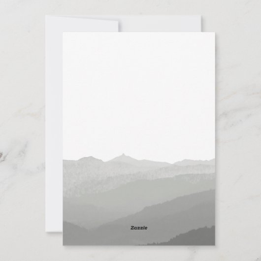 素朴アントラーモダンメリークリスマスホリデーカード シーズンカード (裏面)