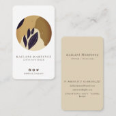 素朴アーティス自然トンボタニカル 名刺 (正面/裏面)