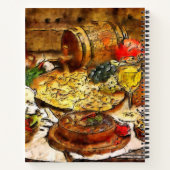 素朴イタリアンレシピ書 ノートブック (裏面)