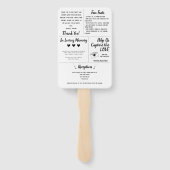 素朴インフォグラフィックおもしろいプログラム ハンドファン (裏面)