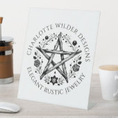 素朴ウィッカ信者異教のジュエリー設計者 台座サイン (インサイチュ)