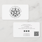 素朴ウィッカ信者異教のジュエリー設計者QRコード 名刺 (正面/裏面)