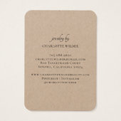 素朴ウィッカ信者異教の星形五角形ジュエリーイヤリングクラフト (裏面)