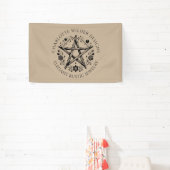 素朴ウィッカ信者異教の自然ジュエリー設計者 横断幕 (インサイチュ)