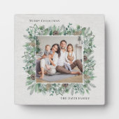 素朴ウィンターグリーナリーホリデーフォトリース フォトプラーク (正面)