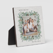 素朴ウィンターグリーナリーホリデーフォトリース フォトプラーク (正面)