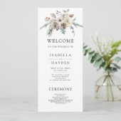 素朴ウィンターシンプルガーデンフローラ結婚ズ プログラム (スタンド正面)