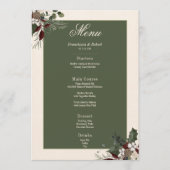 素朴ウィンターベリー&パインクリーム結婚ズ メニュー (正面)