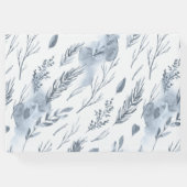 素朴ウィンター結婚マウンテンズゲスト ゲストブック (裏面)