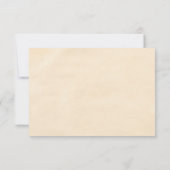 素朴ウッズマウンテン結婚スケッチ 出欠カード (裏面)