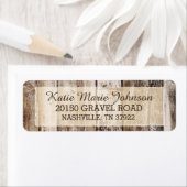 素朴ウッドカントリー結婚ウエスタン ラベル (インサイチュ)