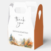 素朴ウッドランド秋結婚林 フェイバーボックス (オープン)