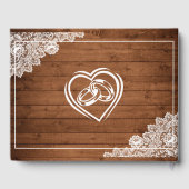 素朴ウッド&ホワイトレース結婚ズ ゲストブック (裏面)